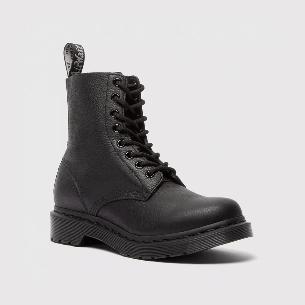 Doc Martens Black 1460 Pascal Women's Mono Lace Up Boots